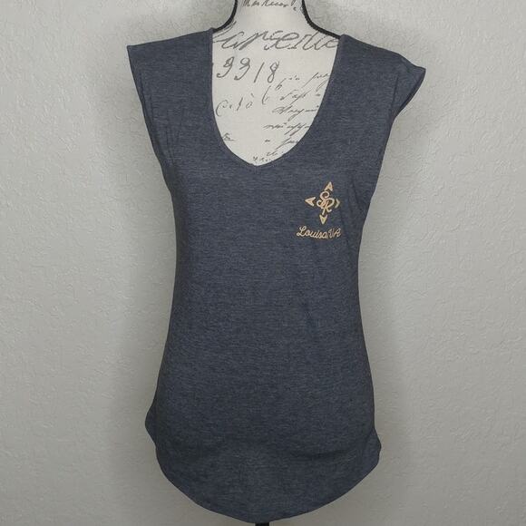 Next Level Apparel Tops - Next Level Apparel Custom Ink Tank Top Gray Size S